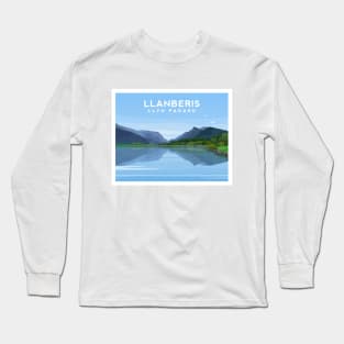 Llyn Padarn Lake - Llanberis, Snowdonia Wales Long Sleeve T-Shirt